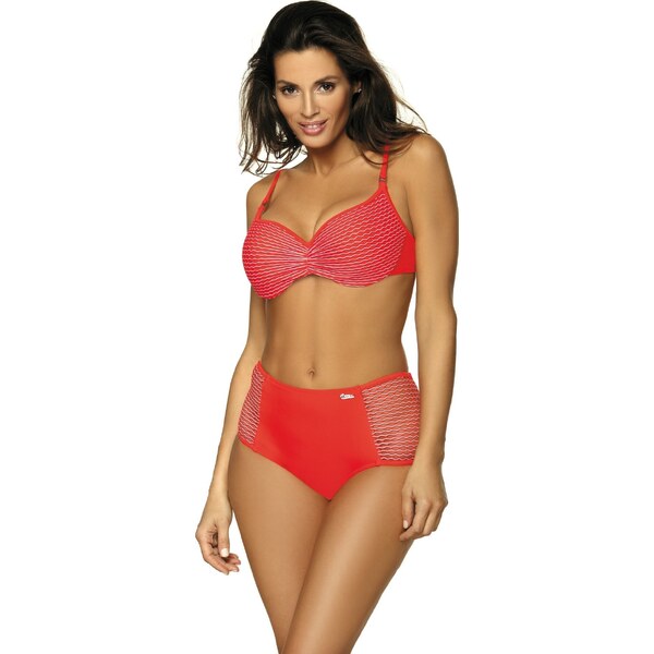 MARKO COLLECTION Červené push-up bikiny so sieťovinou Martha Vitamina 44376987