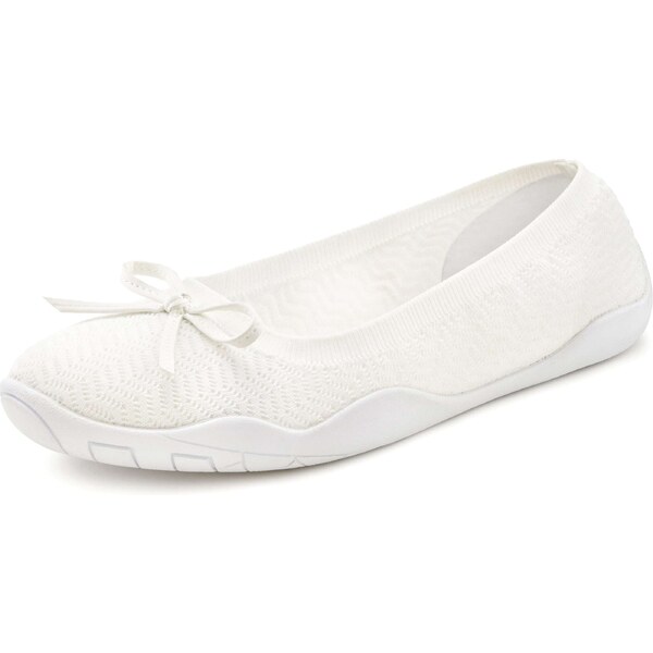 LASCANA Baleríny biela 54242163