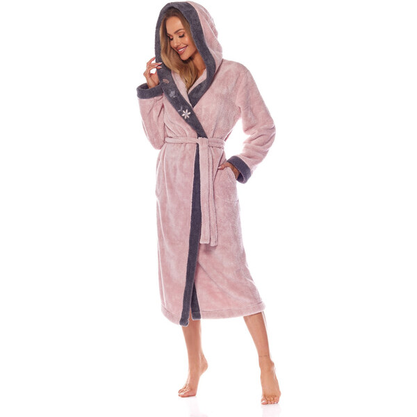 Dlhý dámsky župan L&L 9145 Hft 3XL 41396582