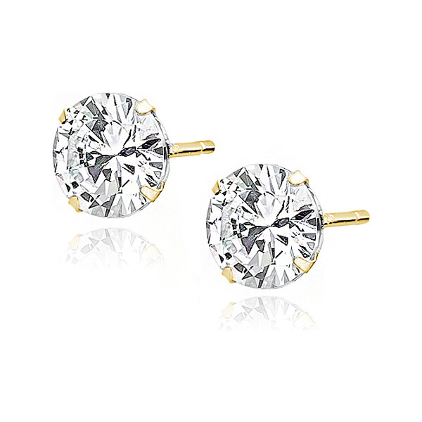 Olivie Strieborné náušnice 7mm GOLD 7548 44406404