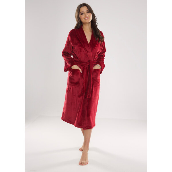 Dlhý dámsky župan s golierom De Lafense 628 Abigail 49737320