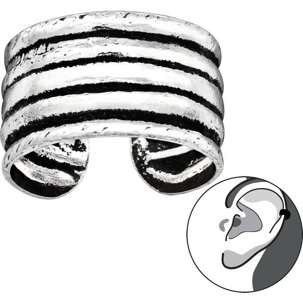 Olivie Strieborná záušnica FESTIVAL 7561 44444823