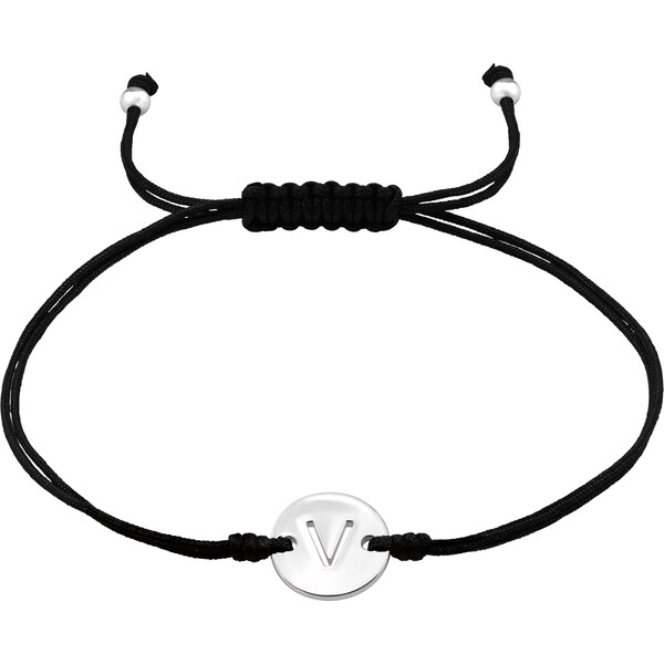 Olivie Povrázkový náramok PÍSMENO V 7583 44444845