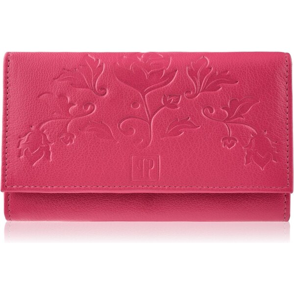 PAOLO PERUZZI Dámska kožená peňaženka T-45-PI | ružová T-45-PI 44442060