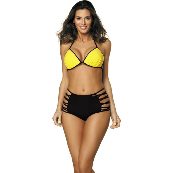 MARKO COLLECTION Žlto-čierne štýlové bikiny Lisa Primula M-471 (4) 44444951