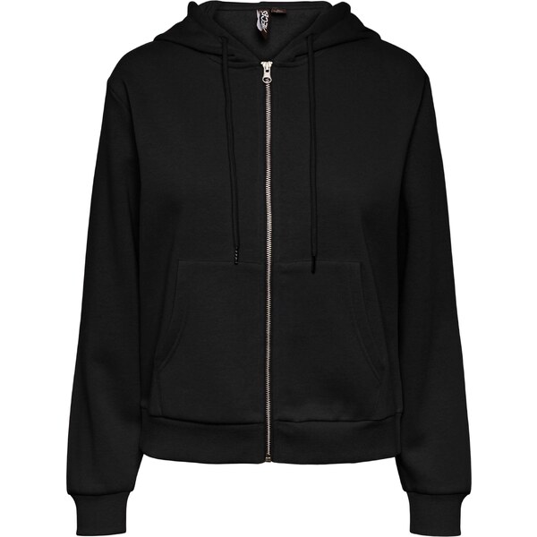 PIECES Tepláková bunda Chilli čierna 47469456