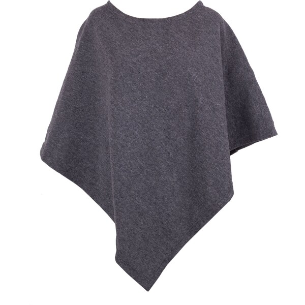 Vlnka Vlnené pončo tmavo sivá veľkosti oblečenia Uni 54098917