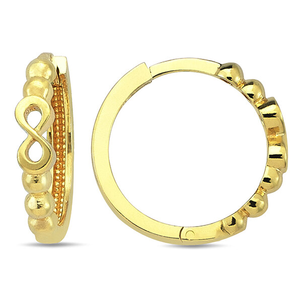 Lillian Vassago Zlaté krúžkové náušnice, nekonečno 1,5 cm LLV98-GER059 61672764