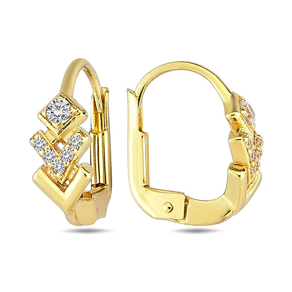 Lillian Vassago Originálne zlaté náušnice so zirkónmi LLV98-GER039 49455270