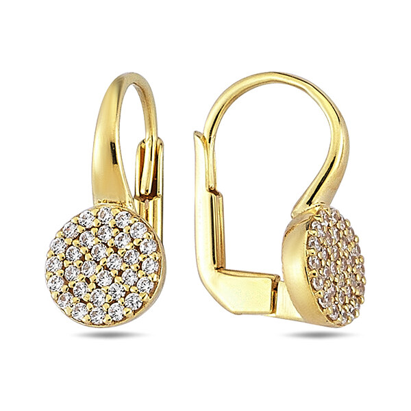 Lillian Vassago Žiarivé zlaté náušnice so zirkónmi LLV98-GER042 46723928