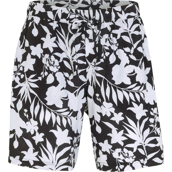 bonprix Šortky, široké, viskózové s pohodlným pásom, farba čierna 44812711