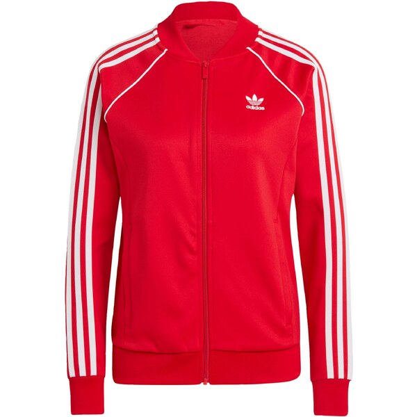 ADIDAS ORIGINALS Tepláková bunda Adicolor Classics ohnivo červená / 49186305