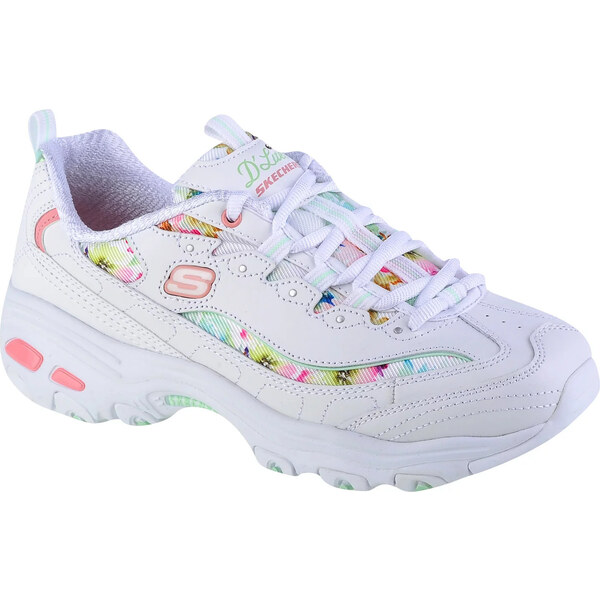 Biele sneakersy Skechers DLites-Blooming Fields 149794-WMLT 44479409