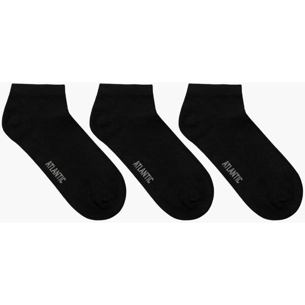 Atlantic Mens 3Pack Socks - Black 65159404