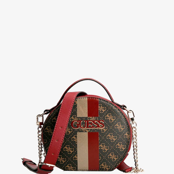 Hnědá kabelka Guess Vikky 23216 44747583