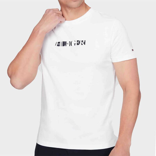 Pánské bílé triko Tommy Hilfiger 24406 44747594