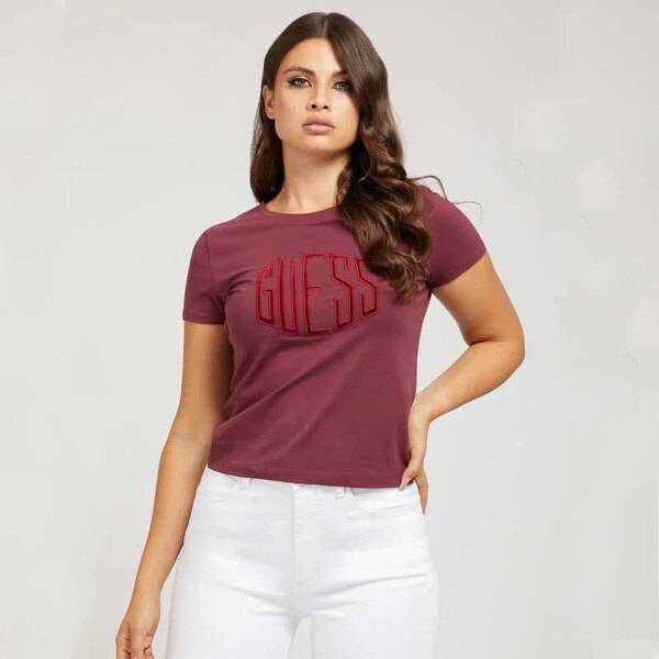 Dámské vínové triko Guess 22s25946 44747629