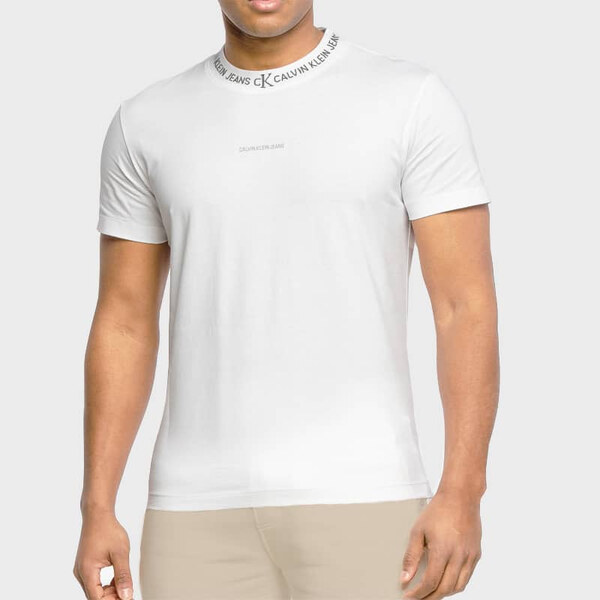 Pánské bílé triko Calvin Klein 25942 44747625