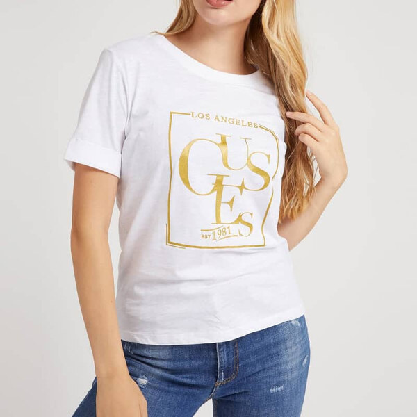 Dámské bílé triko Guess 22s25944 44747627