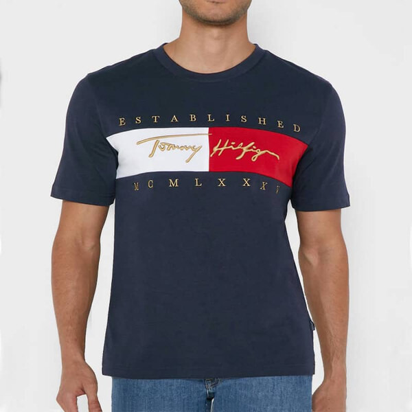 Pánské modré triko Tommy Hilfiger 33078 44747659