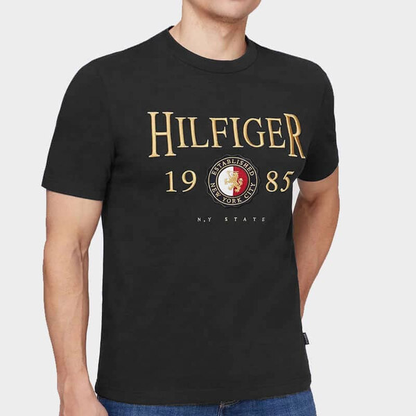 Pánské černé triko Tommy Hilfiger 33801 44747667