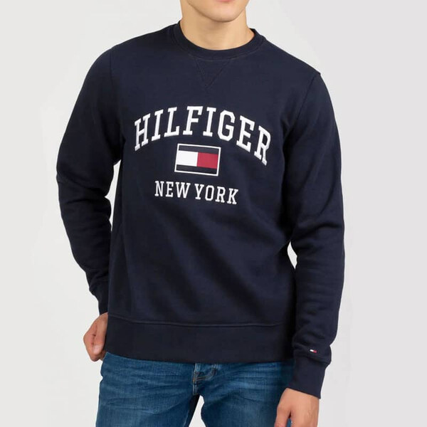 Pánská modrá mikina Tommy Hilfiger Modern Varsity 47065 44747686