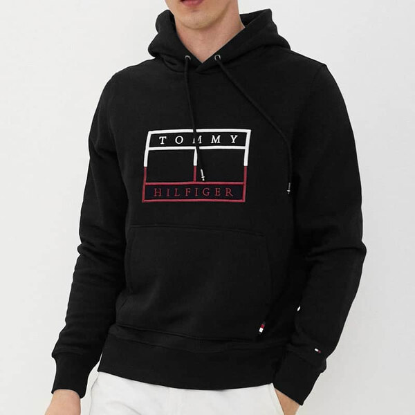 Pánská černá mikina Tommy Hilfiger 47229 44747688