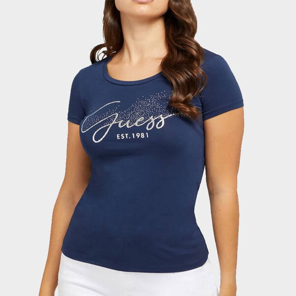 Dámské modré triko Guess 47340 44747692