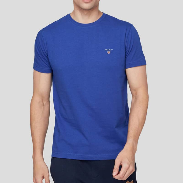 Pánské modré triko Gant 47366 44747696