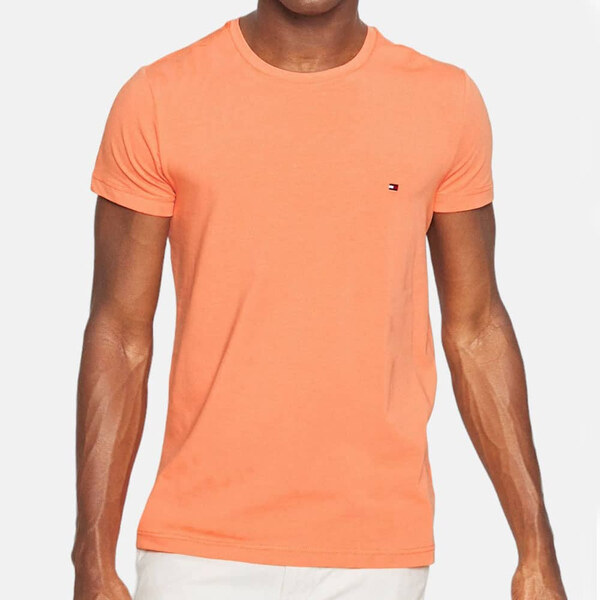 Pánské oranžové triko Tommy Hilfiger 53773 44747723