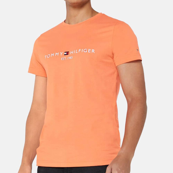 Pánské oranžové triko Tommy Hilfiger 53155 44747738