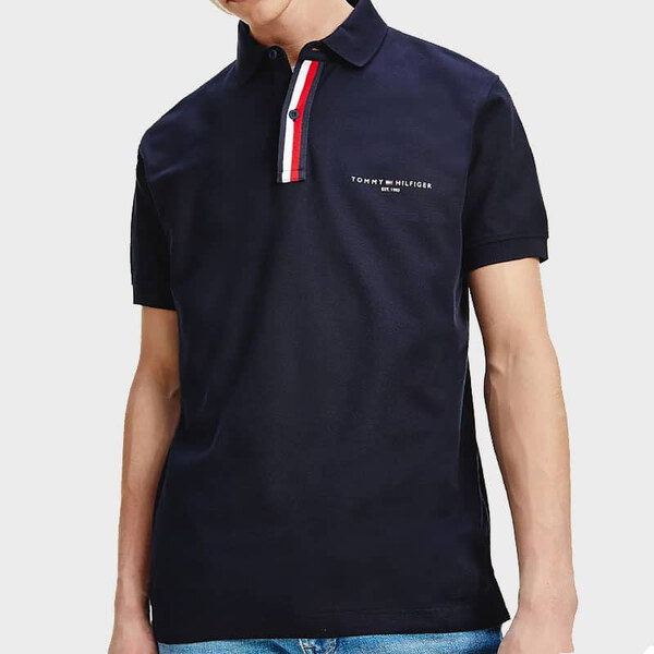 Pánské modré polo triko Tommy Hilfiger 55343 44747749