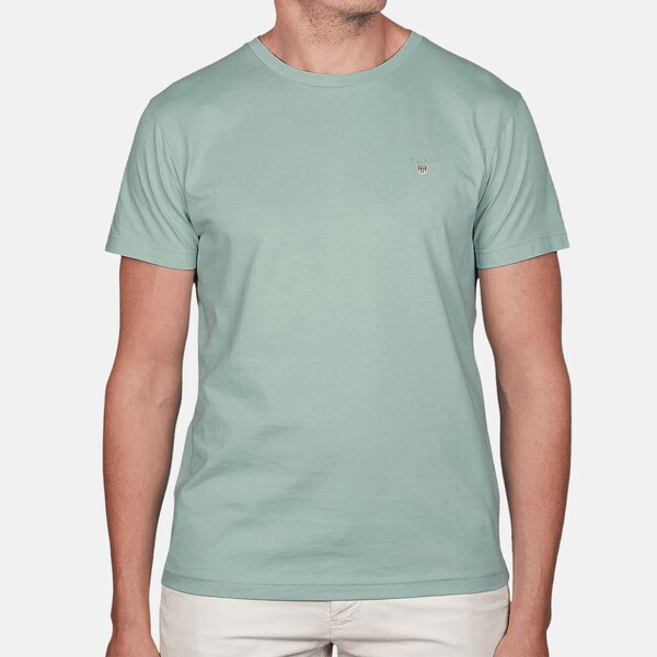 Pánské zelené triko Gant 54149 44747734