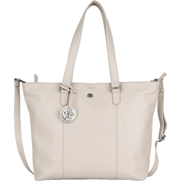 Dámska kožená kabelka Bellicci Tinna - béžová 44494053