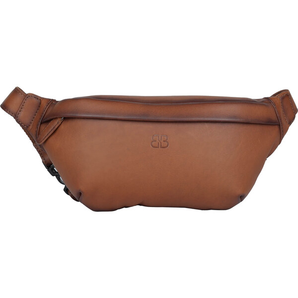 Dámska kožená ľadvinka Bellicci Agnes - koňak 44494046