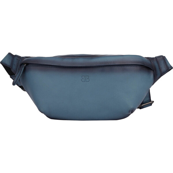 Dámska kožená ľadvinka Bellicci Agnes - tmavo modrá 44494044