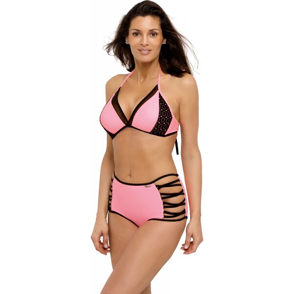 MARKO COLLECTION Svetloružové bikiny s vysokým spodkom Verona Origami 44502101
