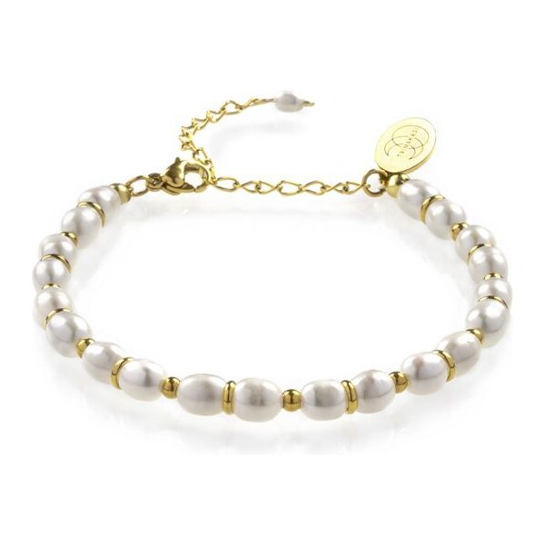 Perlový náramok – pozlátený Trimakasi 44532692