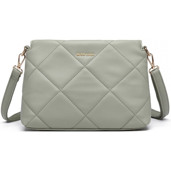 Miss LULU Kabelka RHOMBUS - svetlo zelená 44557947