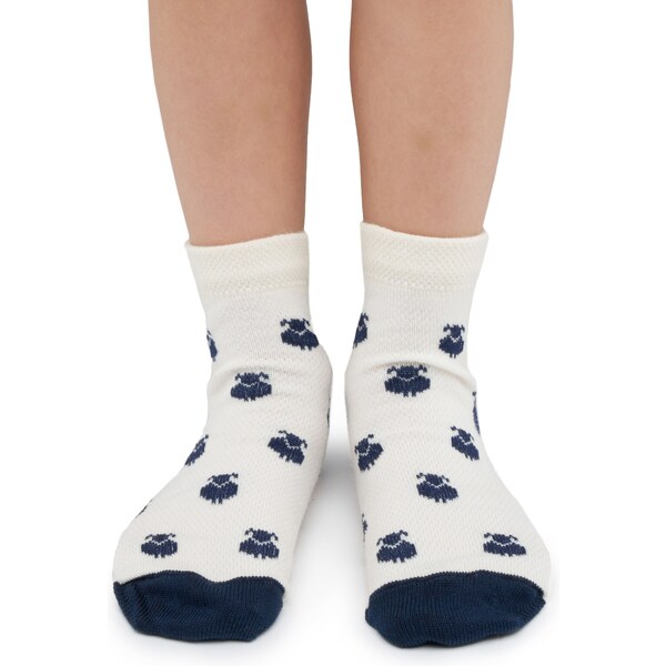 Vlnka Detské letné Merino ponožky ovečka modrá 45360073