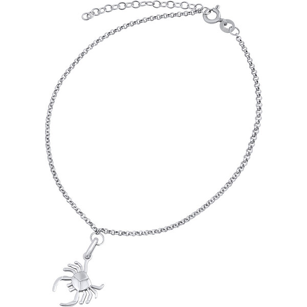 Silvego Strieborná retiazka na nohu Rak ZT15081104VSW 66589955
