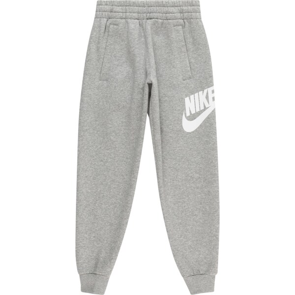 Nike Sportswear Nohavice Club Fleece sivá melírovaná / biela 45262644