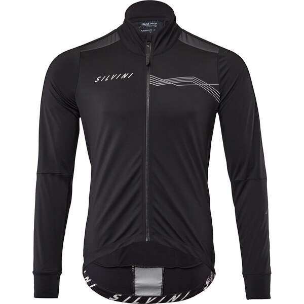 Pánska cyklo bunda Silvini Ghisallo čierna/sivá 42926640