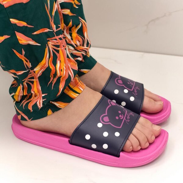 JOHN-C Dámske modré gumené šľapky ANABE 44621137