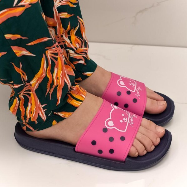 JOHN-C Dámske ružové gumené šľapky ANABE 44621138