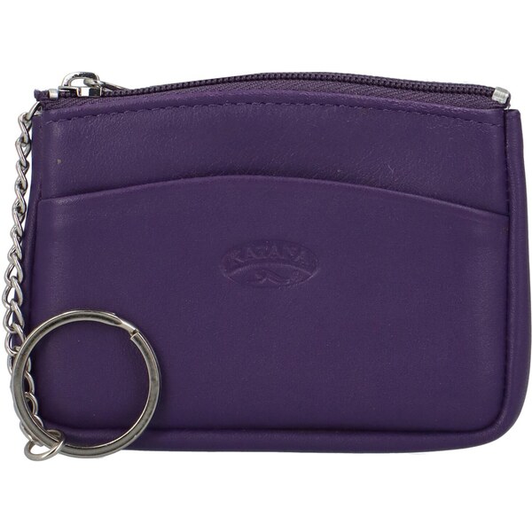 Kožená kľúčenka tmavo fialová - Katana Prune 63 fialová 44635289