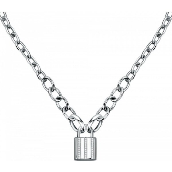 Morellato Luxusný oceľový náhrdelník Abbraccio SAUB01 66586830