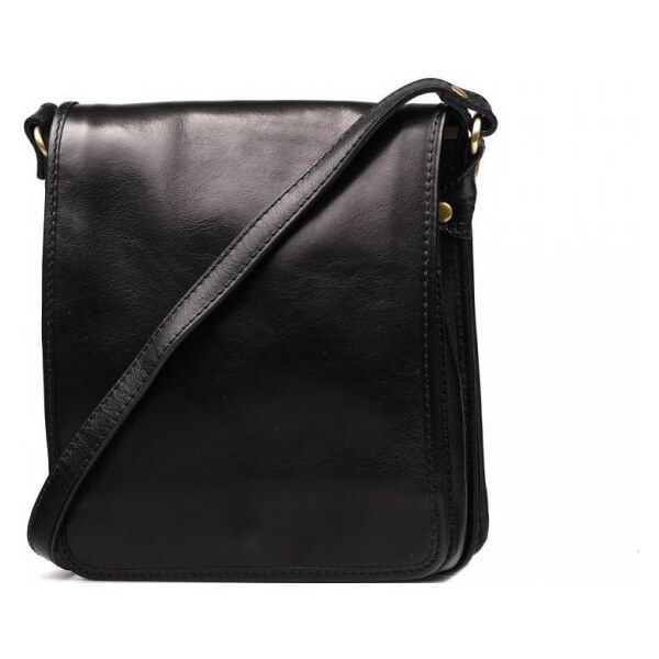 Blaire Pánske kožené crossbody Milano čierne 64988183