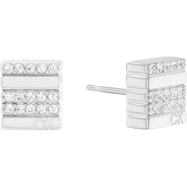 Calvin Klein Krásne oceľové náušnice s kryštálmi 35000370 66592307