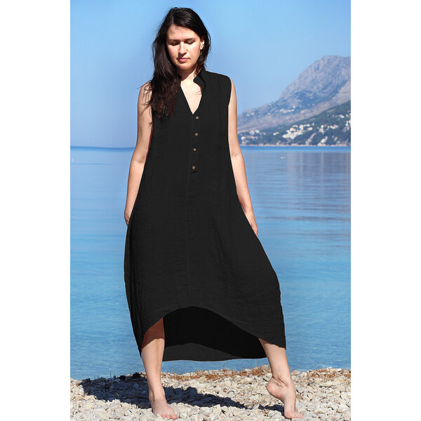 Glara Dámske letné šaty 100% lan 44714417